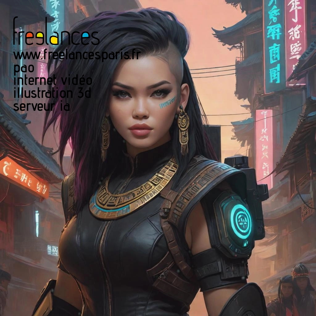 Pao mise en page internet vidéo illustration 3d serveur IA générative AI freelance paris studio de création magazines piortdj0